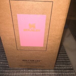 Stanley Brown Box with Pink Accent